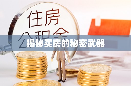 定西揭秘买房的秘密武器