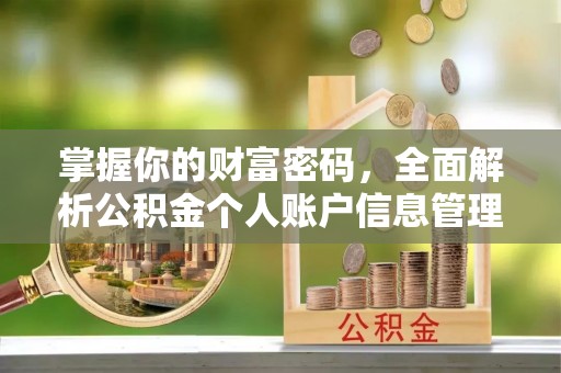 定西掌握你的财富密码，全面解析公积金个人账户信息管理